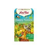 Yogi Tea Happy Nature, infusión de frutas exoticas, en apoyo a la reforestación de Madagascar.
