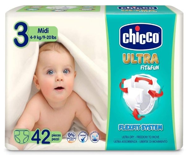 Chicco Pañal Ultra Fit&Fun: Comodidad y Protección para tu Bebé