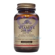 Vitamina E 400 UI 268mg de Solgar 50 capsulas