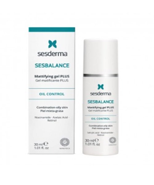 ¡Devuélvele a tu piel el equilibrio que merece con Sesderma Sesbalance Gel Matificante Plus y siéntete seguro/a con un rostro libre de brillo todo el día!