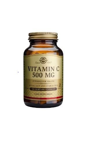 Vitamina C de Solgar 500mg 100 cápsulas vegetales