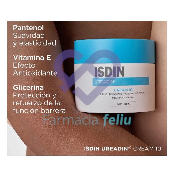 Isdin ureadin cream 10 tarro Hidrata tu piel intensamente y hasta 48 horas