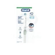 Oral B Cepillo Eléctrico iO2 Blanco Gracias a su tecnología de micro-vibraciones, con 9900 oscilaciones por minuto, este cepillo eléctrico ofrece una acción de limpieza dinámica que elimina la placa bateriana