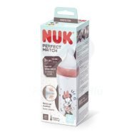 Biberón polipropileno Nuk Perfect Match Disney 260ml con control de temperatura