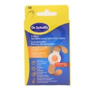 Dr Scholl´s Apósitos para Callosidades 8 Unidades Alivio inmediato del dolor provocado por los callos. Protección contra el roce en zonas sensibles. Ayuda a suavizar la piel endurecida para facilitar su eliminación. Cómodo y discreto para usar con cualquier tipo de calzado.