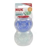 Nuk Chupetes Sensitive 0-6 meses silicona suave NUK Chupete Sensitive Silicona 0-6 Meses está fabricado en silicona en su totalidad y se adapta a la boca del bebé como una segunda piel.