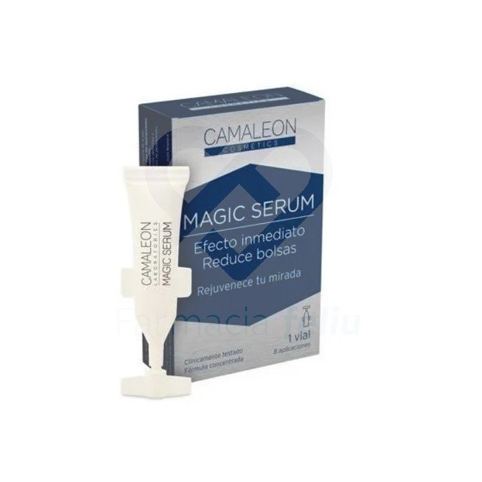 El Camaleon Magic Serum es un producto revolucionario para tu piel, proporcionando una hidratación intensa y duradera mientras alisa y suaviza. Este suero de 2 ml es perfecto para rejuvenecer y acondicionar la piel.