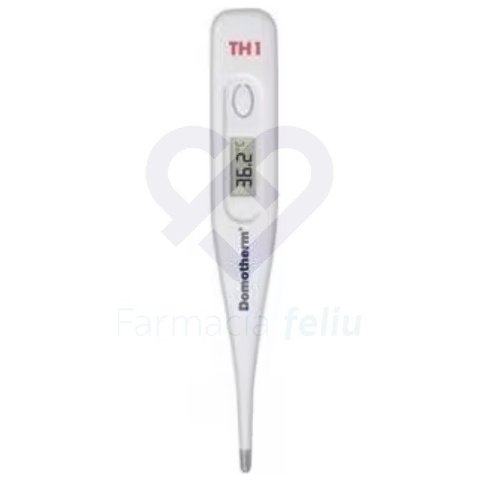 Termómetro digital que ayuda a medir con rapidez la temperatura corporal. Puede ser utilizado en la boca, la axila o el recto.