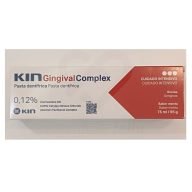 KIN Gingival Complex Pasta Dental 75g (0.12% Clorhexidina) – Protección profesional para encías sensibles o inflamadas. Con clorhexidina para controlar la placa bacteriana y alantoína para calmar la irritación. Ideal para gingivitis, post-cirugías bucales o portadores de ortodoncia.