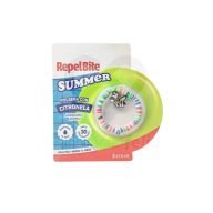 Repel Bite Pulsera con Citronela Summer es un repelente de mosquitos natural y ligero diseñado para proteger a adultos y niños mayores de 3 años. Esta pulsera ajustable utiliza el poder de la citronela, una esencia natural conocida por ahuyentar insectos, ofreciendo una alternativa segura y sin insecticidas químicos para disfrutar de paseos, campamentos o tardes en el jardín sin preocuparte por las picaduras. Ideal para actividades al aire libre en los meses de verano. Proporciona una protección discreta y efectiva contra mosquitos sin necesidad de aplicar productos sobre la piel.