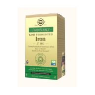 Durante más de 2000 años, los japoneses han utilizado el método de fermentación koji . Así elaboran vinagre, miso y salsa de soja. La fermentación es un proceso natural que conserva y enriquece los alimentos. "Koji" es el término japonés para "grano cultivado". Este proceso alimenticio comienza con el cultivo de koji en arroz cocido. A medida que el koji madura y fermenta, se enriquece con hierro. Luego, se cosecha y se procesa para obtener hierro de koji en polvo. Hierro de koji fermentado de Earth Source® Food: – Favorece la salud de la mujer, especialmente durante el embarazo, la menstruación y la pubertad* – Está clínicamente estudiado: suave para el estómago y fácil de absorber* – Contiene Ultimine™, una forma de hierro de liberación lenta con patente en trámite
