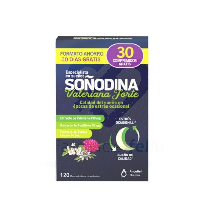 Complemento alimenticio a base de extractos de Valeriana, Pasiflora y Espino blanco. Especialmente formulado para ayudar al inicio y la calidad normal del sueño en época de estrés ocasional8 facilitando la relajación y el descanso tranquilo. Indicado para adultos y niños mayores de 12 años. Especialmente formulado para ayudar al inicio y la calidad normal del sueño en época de estrés ocasional8 facilitando la relajación y el descanso tranquilo10. Complemento alimenticio a base de extractos de Valeriana, Pasiflora y Espino blanco. Especialmente formulado para ayudar al inicio y la calidad normal del sueño en época de estrés ocasional8 facilitando la relajación y el descanso tranquilo. Indicado para adultos y niños mayores de 12 años.