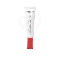 Vichy Contorno de Ojos Pigment Specialist B3 15 ml Spf 50+ El contorno de ojos VICHY Liftactiv Pigment Specialist B3 es un tratamiento innovador diseñado para combatir la pigmentación en el contorno de ojos, causada tanto por los rayos UV como por el envejecimiento. Este contorno de ojos VICHY ofrece una doble acción: antimanchas y antiojeras, ayudando a lograr una mirada más luminosa y uniforme.