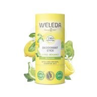 Weleda Desodorante Stick Citrus Bergamota Bio Desodorante sólido en formato stick con ingredientes 100% naturales, sin alcool y sin sales de aluminio. Su formato stick permite una aplicación fácil y rápida.