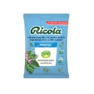 Los Caramelos Mentol de Ricola son una deliciosa y refrescante golosina que combina el intenso sabor del mentol con la eficaz mezcla de 13 hierbas de Ricola. Estos caramelos no solo son deliciosos, sino que también tienen un efecto calmante y refrescante en la garganta.