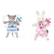 PELUCHE TIPO DUODUO: Es el mejor aliado de los padres y el mejor amigo del bebé. Podrás enganchar el chupete para no perderlo y guardarlo cuando no se esté utilizando. UNIVERSAL: Es compatible con cualquier chupete que tenga anilla para poder enganchar la tira. BOLSILLO TIPO CANGURO: Tirando de la cola podrás guardar el chupete en el bolsillo, manteniéndolo siempre limpio y localizable. FÁCIL DE LIMPIAR: Lavable en lavadora.