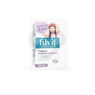 Filvit Protector Spray 50ml es un tratamiento diseñado para proteger el cabello y el cuero cabelludo contra los efectos de los piojos y liendres. Su fórmula con ingredientes naturales actúa como barrera, previniendo la infestación sin dañar el cabello. Ideal para su uso diario en niños y adultos, proporcionando una protección efectiva.
