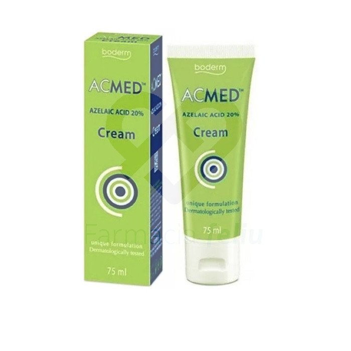 Acmed Cream es un producto dermocosmético diseñado para el tratamiento de problemas de la piel, como el acné pápulo-pustuloso y la rosácea pápulo-pustulosa. Su ingrediente principal es el ácido azelaico al 20%, que desempeña un papel fundamental en el cuidado de la piel.