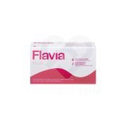 Flavia Plus es un complemento alimenticio con isoflavonas de soja, vitaminas, minerales y ácido alfa linolénico que contribuye al cuidado integral de la mujer en la menopausia. Además, gracias a su completa formulación con Vitamina K contribuye al mantenimiento de los huesos.