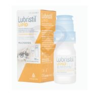 Lubristil LIPID es una lágrima artificial estéril. Es una solución oftálmica que contiene Ácido hialurónico al 0,40%, L-carnitina y aceite de ricino como ingredientes activos. Lágrima artificial sin conservantes.