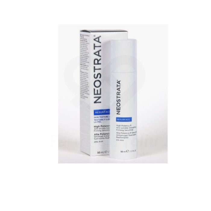 Neostrata Resurface Alta Potencia R Serum Gel Antiarrugas es un suero avanzado diseñado para combatir los signos del envejecimiento y mejorar la textura de la piel. Formulado con una alta concentración de ácido glicólico y retinol, este gel ayuda a reducir la apariencia de arrugas y líneas finas,