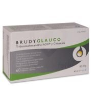 Brudy Glauco 60 Cápsulas Brudylab Ideado para complementar las necesidades diarias de ácidos grasos esenciales de la familia omega-3 y de citicolina.