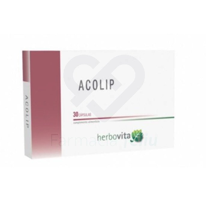 Acolip 30cap es un complemento alimenticio natural que ayuda a regular los niveles de colesterol en el organismo. Formulado con ingredientes activos como la levadura roja de arroz, el policosanol y la coenzima Q10, este producto favorece la salud cardiovascular. Además, contiene extracto de alcachofa que contribuye a la digestión y al metabolismo de las grasas. Acolip 30cap es apto para veganos y no contiene gluten ni lactosa. Su presentación en cápsulas facilita su ingesta diaria. Para un estilo de vida saludable, elige Acolip 30cap.