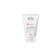SVR Topialyse Crema de Manos, 50 ml es una crema hidratante y protectora especialmente diseñada para manos secas, agrietadas o sensibles. Contiene niacinamida y complejo patentado polydocanol, que ayudan a reparar la barrera cutánea, reducir la inflamación y aliviar el picor.
