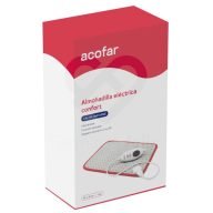 La almohadilla eléctrica confort Acofar proporciona una sensación de confort y calor uniforme para las siguientes zonas: lumbar, abdominal, espalda, costado, piernas, brazos, entre otros. Una almohadilla suave, transpirable, flexilble y fácil de lavar gracias a su acabado de microfibra. Además, tiene una conexión separable y un apagado automático a los 90 minutos. La Almohadilla se puede lavar a máquina en un programa suave a una temperatura máxima de lavado 40ºC. Desconecte el cable de alimentación de la toma de corriente, y la clavija de conexión de la toma de conexión en el dispositivo antes de limpiar la almohadilla eléctrica. La almohadilla se calienta rápidamente, alcanzando su temperatura óptima en tan solo 15 minutos.
