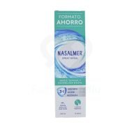 Nasalmer Fuerza Media 2 limpia, hidrata y favorece la higiene nasal diaria. Solución isotónica de agua de mar. Desde 2 años. Uso frecuente formato ahorro.