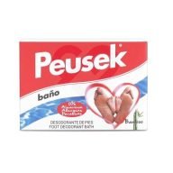 Los Sobres Peusek Baño previenen el exceso de sudoración en los pies eliminado el mal olor. Controlan el exceso de sudor