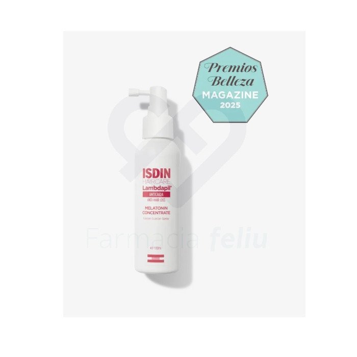Cuida tu cabello mientras duermes con Lambdapil® Melatonin Concentrate, la loción con melatonina que actúa sobre el cuero cabelludo ayudando a reforzar el cabello y reducir su caída. Contribuye a revertir los primeros signos del envejecimiento capilar ayudando a mejorar la densidad y volúmen del cabello.