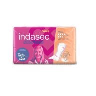 Indasec Discreet® es una compresa ultrafina gracias a la exclusiva tecnología INNOVATHIN®. Un material absorbente de nueva generación, más concentrado que la celulosa, con una alta capacidad de absorción y retención, que permite obtener, uno de los dos núcleos de la compresa más fino. La innovadora Indasec Discreet® incorpora los NUEVOS CANALES de difusión, garantizando una rápida distribución del líquido a lo largo de toda la compresa, eliminando la sensación de humedad. Es la única compresa del mercado con DOBLE BARRERA antiescape, ofreciendo una mayor seguridad. Indasec Discreet® también incorpora la tecnología GelBlock®, gracias a la cual no solo neutraliza el olor, sino que además lo bloquea, destruyendo las bacterias que lo producen y evitando que ni siquiera llegue a aparecer.
