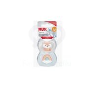 El Chupete NUK Space Zorro/Arcoíris de silicona – pack 2 (0–6 M) está pensado para los primeros meses del bebé, ofreciendo máxima transpiración y confort