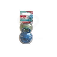 Los Chupetes Signature de Nuk son la elección ideal para niños de 18 a 36 meses. Este set de 2 chupetes de silicona ofrece comodidad y seguridad.