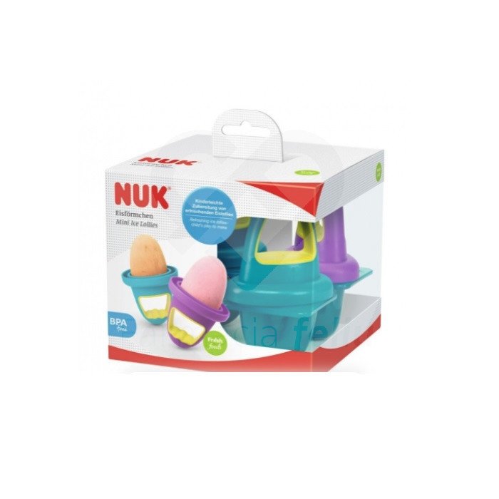 Los Nuk Moldes Para Helado 2 Colores son la herramienta perfecta para crear deliciosos helados caseros. Diseñados especialmente para mamás y papás que quieren ofrecer a sus pequeños postres saludables y divertidos, estos moldes permiten preparar helados con ingredientes naturales, libres de conservantes y colorantes artificiales. Con dos colores disponibles, podrás sorprender a tus hijos con un postre tan colorido como nutritivo. Además de ser fáciles de utilizar, son ideales para incentivar la creatividad de los más pequeños en la cocina. ¿Te gustaría crear helados sanos y personalizados?