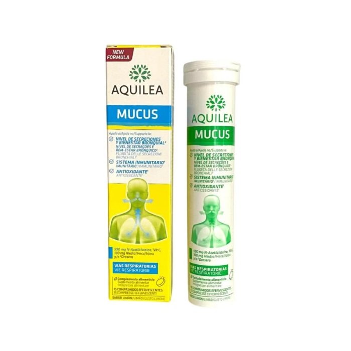 N-Acetilcisteína: Compuesto ampliamente utilizado en complementos alimenticios. Vitamina C: Nutriente clave que forma parte de una dieta equilibrada. Bromelina: Enzima derivada de la piña. Extracto de Hiedra (Hedera helix L.): Extracto vegetal tradicionalmente utilizado en diversas fórmulas. Extracto de Drosera (Drosera rotundifolia L.): Otro ingrediente vegetal que es parte del contenido del producto.