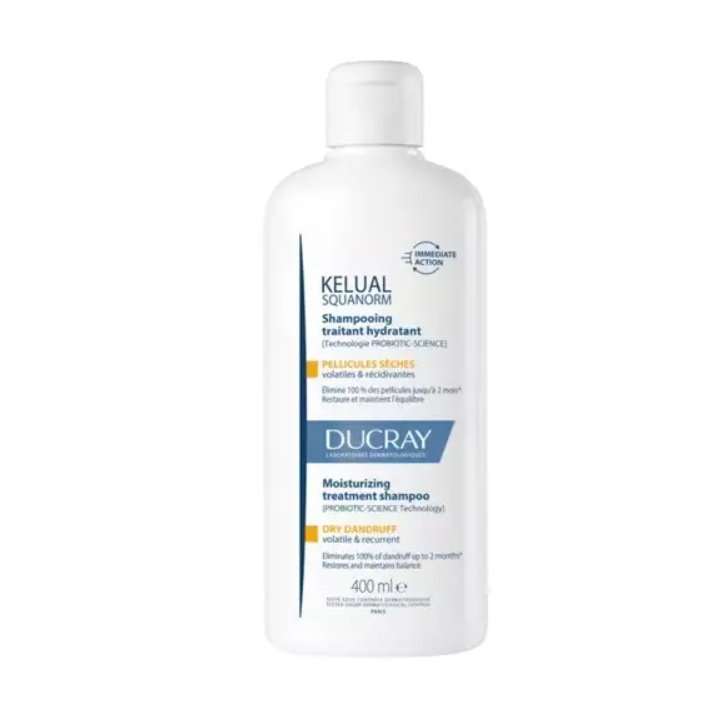 El Champú Ducray Squanorm Caspa Seca combate eficazmente la caspa, hidrata profundamente el cuero cabelludo y previene la reaparición de la caspa hasta por 2 meses. Ideal para cuero cabelludo seco.