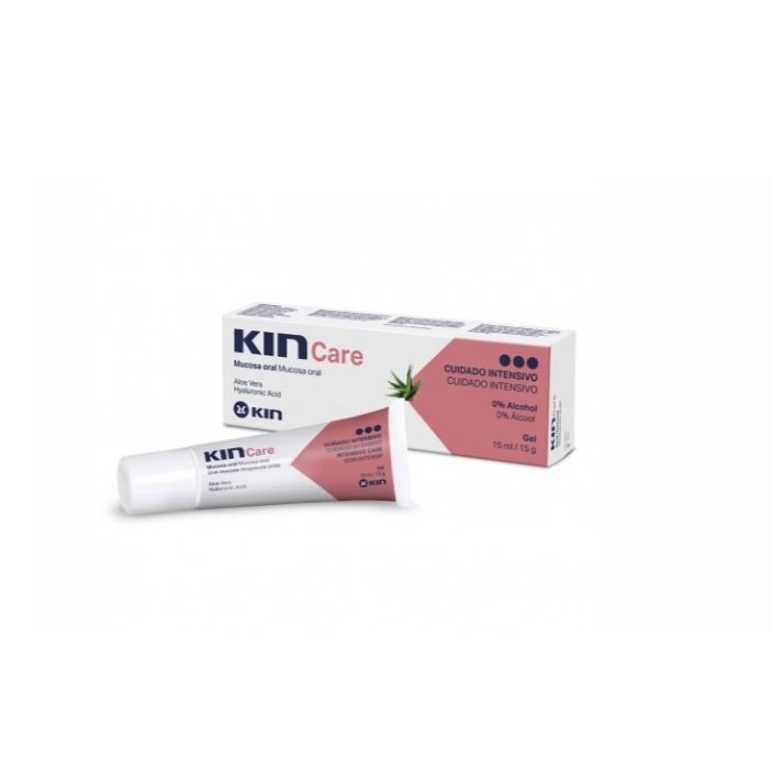 KIN CARE GEL BUCAL La mucosa bucal es un revestimiento interior húmedo, que recubre toda la cavidad oral con una importante función protectora. La mayoría de alteraciones se manifiestan en forma de inflamación o aftas. Es importante tratar la mucosa debilitada con el fin, no solo de aliviar la molestia, sino para evitar posibles sobreinfecciones.