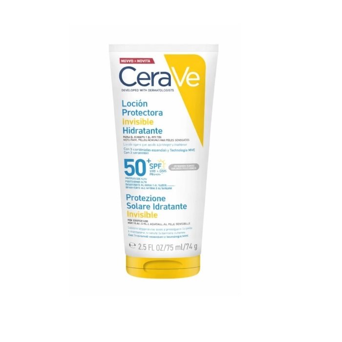 CeraVe Loción Protectora Invisible Hidratante SPF 50+ 75 ml