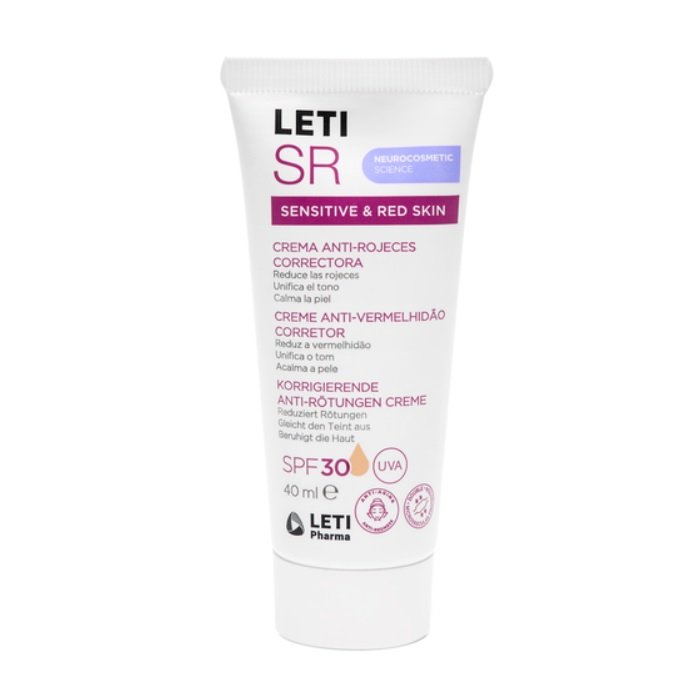 Crema mineral con color de cuidado diario específicamente formulada y testada clínicamente para la piel sensible con rojeces con filtros 100% minerales y alta protección SPF30.