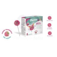 OROFAR KIDS es un complemento alimenticio en forma de piruleta, sin azúcar, elaborada con ingredientes de origen natural, diseñada para proporcionar un alivio efectivo del picor y la irritación de la garganta y la laringe.  