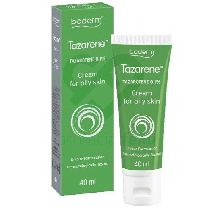 Compuesto por Tazaroteno 0,05% apto para pieles secas con tendencia a la descamación y en fotoenvejecimiento.