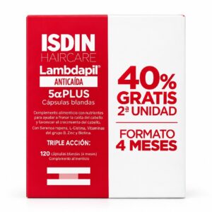 Isdin Hair care Lambdapil Anticaida 5alfa plus 120 cápsulas blandas